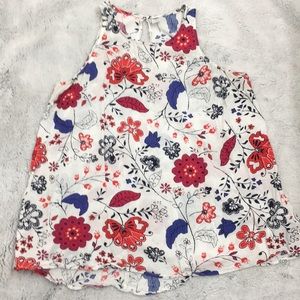 Old navy floral tank top